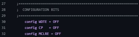 Config bits